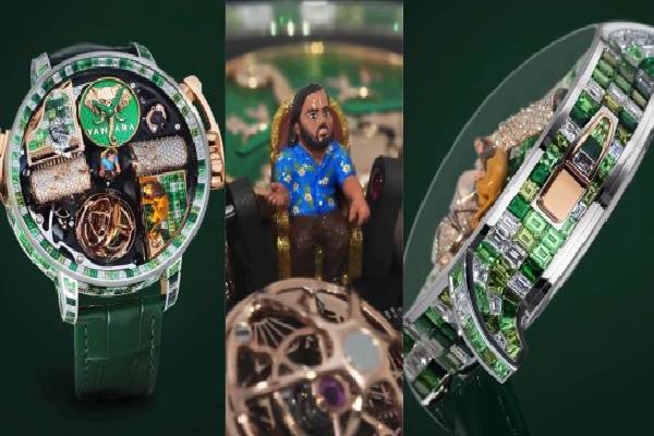 ஆனந்த் அம்பானிகாக பார்த்து பார்த்து செய்யப்பட்ட வாட்ச்! விலை எத்தனை கோடி தெரியுமா? | Jacob Co S 1 5 Million Watch For Anant Ambani