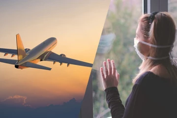 மனைவிக்கு கோவிட் தொற்று! - நாட்டை விட்டு சென்ற கணவன்