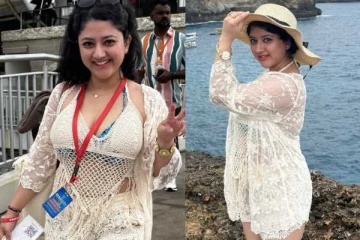 வியட்நாமில் கிளாமர் லுக்கில் சூர்யா - ஜோதிகா ரீல் மகள் ஸ்ரேயா சர்மா..