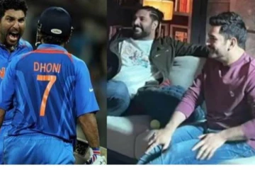 "நல்ல நண்பன் கெட்ட நண்பன்லாம் இல்ல, நண்பன்னாலே நல்லவன்தான்" - வைரலாகும் தோனி-யுவராஜ் சிங் சந்திப்பு