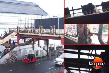 අනතුරක් අතළඟ ඇති මරදාන ගුවන් පාලම - බලධාරීන්ගේ අවධානය පිණිසයි