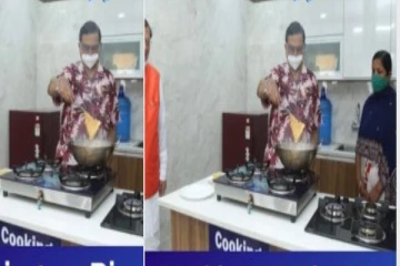 சமையல் செய்வது எப்படி? இந்தியாவில் பயிற்சியெடுத்த பசில்