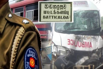 நோயாளர் காவு வண்டியும் பேருந்தும் மோதி பாரிய விபத்து