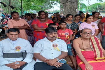 கிளிநொச்சி இரணைமடுவில் முள்ளிவாய்க்கால் நினைவேந்தல்