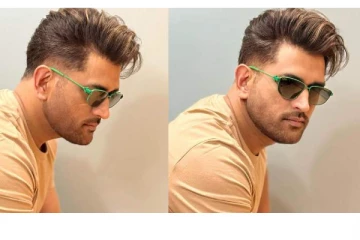 ரசிகர்களை அலறவிட்ட தல தோனியின் புதிய லுக் - இணையத்தில் வைரல் !