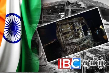 இந்தியாவில் அதிகாலையில் கோர விபத்து - 25 பேர் உடல் கருகி பலி