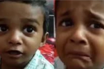 நா பாசமா இல்லையா? லட்சம் பேரை ரசிக்க வைத்த குழந்தையின் அழுகை