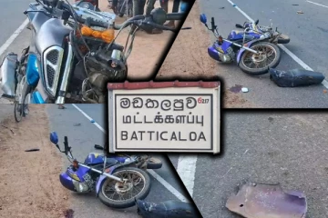 மட்டக்களப்பில் இடம்பெற்ற மோட்டார் சைக்கிள் விபத்து: இருவர் படுகாயம்