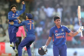 பரபரப்பான ஆட்டம்; நியூசிலாந்துக்கு எதிரான போட்டியில் இந்திய அணி த்ரில் வெற்றி