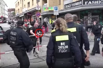 ஜேர்மனியில் களைகட்டும் யூரோ கிண்ணம்... கோடாரியுடன் மிரட்டல் விடுத்த நபர்: அடுத்து நடந்த பகீர் சம்பவம்