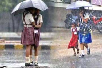 தமிழகத்தில் கனமழை: 2 மாவட்ட பள்ளிகளுக்கு மட்டும் விடுமுறை அறிவிப்பு