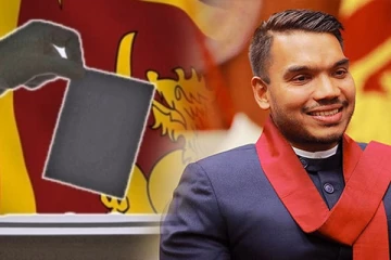 விறுவிறுப்பாக நடைபெறும் ஜனாதிபதி தேர்தல் - தனது வாக்கை செலத்திய நாமல் ராஜபக்ச!