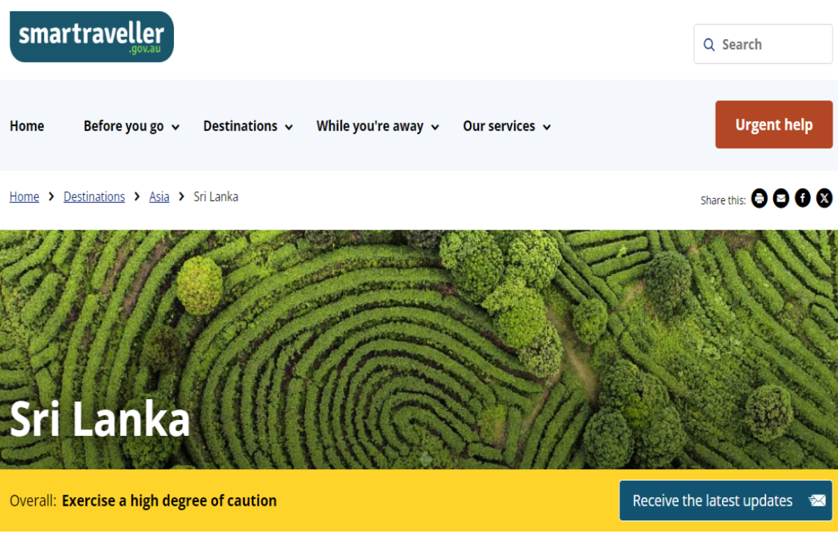 அதிக ஆபத்துள்ள பயண இடமாக இலங்கை! முற்றாக மறுத்த வெளிநடொன்றின் உயர் ஸ்தானிகராலயம் | Australia S Travel Advice For Sri Lanka