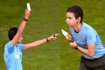 கால்பந்து வரலாற்றில் முதல் முறையாக வெள்ளை அட்டை காட்டிய நடுவர்! காரணம் இதுதான்