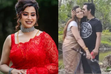 பசுமாடுடன் சங்கீதா!! கரும்பு கடித்து மனைவிக்கு நச்சுன்னு முத்தம் கொடுத்த ரெடின் கிங்ஸ்லி..