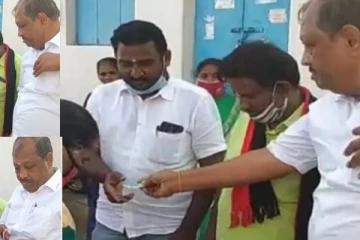 ஆரத்தி எடுத்த பெண்களுக்கு பணம் கொடுத்து மாட்டிக் கொண்ட திமுக எம்.பி - வீடியோவால் சிக்கினார்!