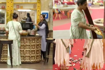 பொத்திக்கிட்டு போ... பல்லை உடைச்சிடுவேன்... குப்பையில் கொட்டப்பட்ட உணவு! தாமரை வனிதா மோதல்