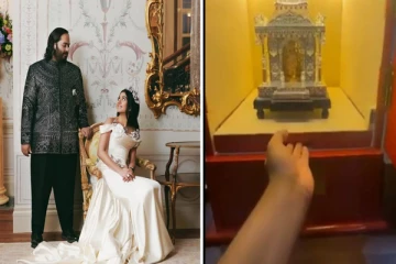 திருமண அழைப்பிதழில் தங்க, வெள்ளி சிலைகள் - வெளியான ஆனந்த் அம்பானியின் அழைப்பிதழ்