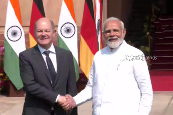 german-chancellor-olaf-scholz-meets-modi-at-delh