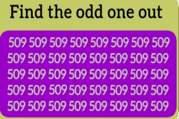 Optical illusion: மாயை காட்டும் இந்த படத்தில் வித்தியாசமான இலக்கம் எங்கே உள்ளது?