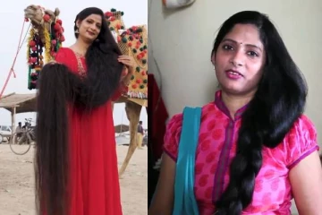 46 வயதில் உலகின் மிக நீண்ட கூந்தலுக்காக கின்னஸ் சாதனை! நீளமான முடிக்கு பெண் கூறிய ரகசியம்