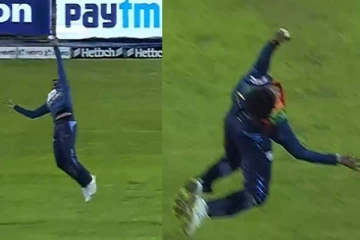 இந்திய வீரர்களை மிரள வைத்த இலங்கை வீரரின் அசத்தலான கேட்ச் - வைரல் வீடியோ