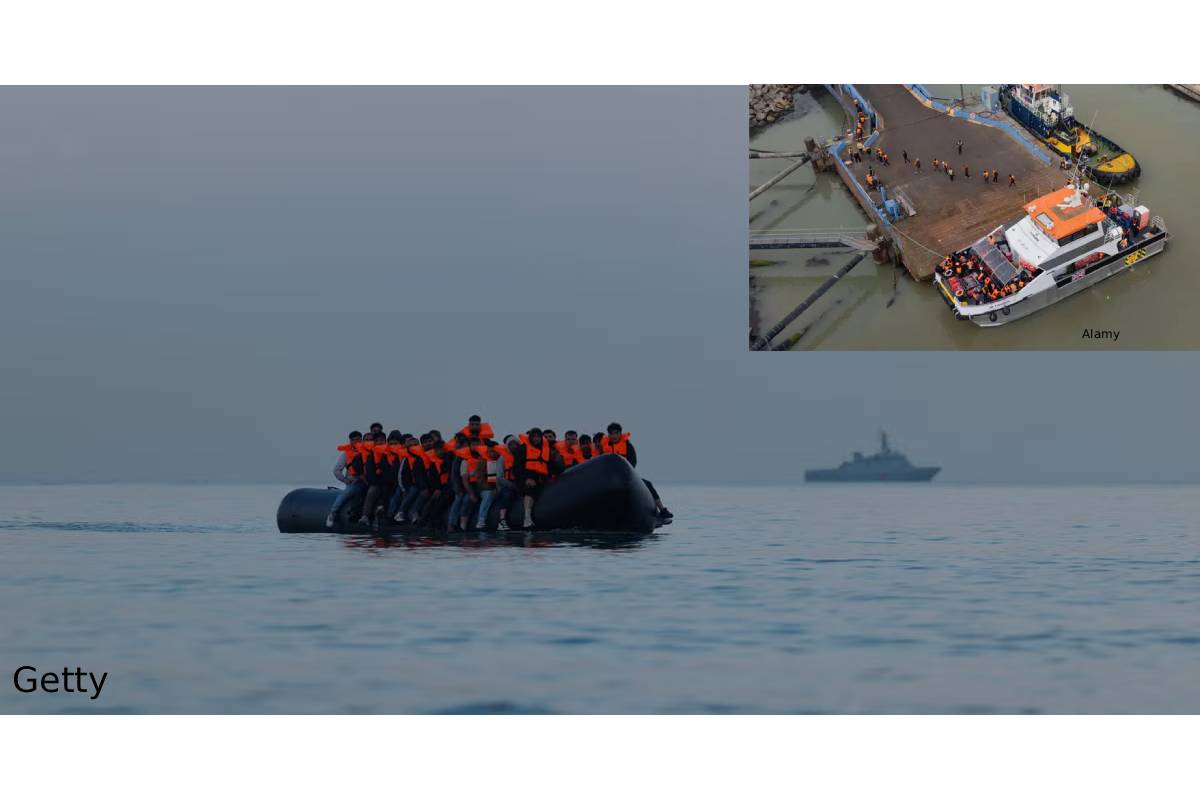 french rescue 78 immigrants who try to enter uk