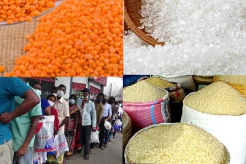 සහල්,පරිප්පු සහ සීනි මිල අහස උසට යයි..අඩු මිලට ගන්න ජනතාව පෝලිමේ..