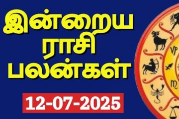 இன்றைய ராசி பலன்(12-07-2025)