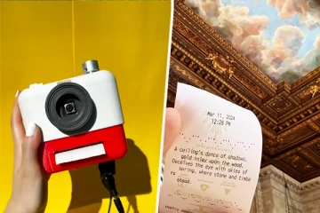 உலகில் முதல் முறையாக கண்டுபிடிக்கப்பட்ட கவிதை எழுதும் கமரா