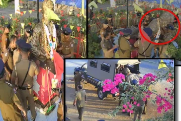 தியாக தீபம் திலீபனின் உருவச்சிலையை பலவந்தமாக அகற்றி எடுத்துச் சென்றுள்ள பொலிஸார்! வெளியான காணொளி