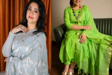 49 வயதிலும் அசரவைக்கும் அழகு! வைரலாகும் நடிகை மீனாவின் நியூ லுக்