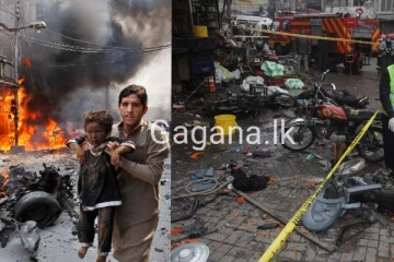 දේශපාලන රැළියකට මරාගෙන මැරෙන බෝම්බ ප්‍රහාරයක්..44ක් මිය යයි..15 කට බරපතලයි..