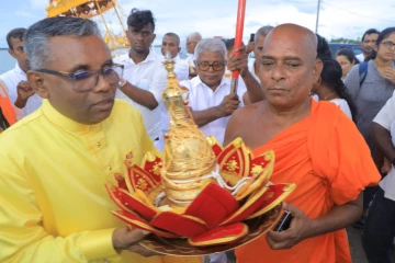 நயினாதீவில் 88 அடி புத்தர் சிலை திறந்து வைப்பு