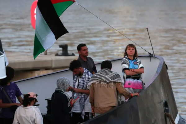 கிரேட்டா துன்பெர்க் சென்ற கப்பல் மீது ட்ரோன் தாக்குதல் | Drone Attack On Greta Thunberg S Ship
