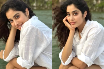 "சாய்ந்து சாய்ந்து நீ பார்க்கும் போது"..ஹாட் உடையில் ஜான்வி கபூர் கிளாமர் போஸ்