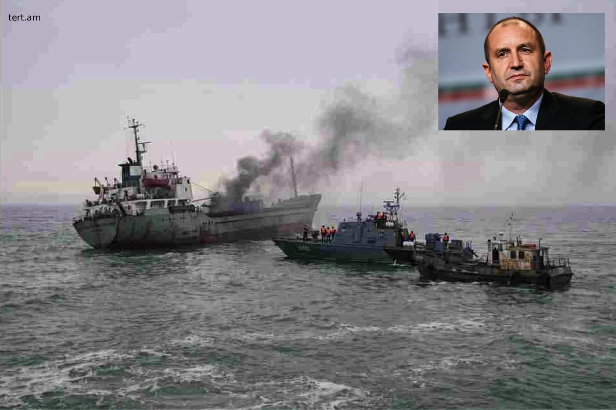 Drones struck two merchant ships in black sea