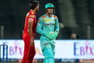 பஞ்சாப் போட்டியில் குயின்டன் டிகாக் செய்த எதிர்பாராத சம்பவம்... திகைத்து நின்ற ரசிகர்கள்...