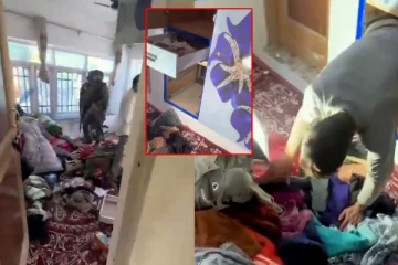 அலமாரிக்கு பின்னால் ரகசிய அறை; பதுங்கியிருந்த பயங்கரவாதிகள் - அதிர்ச்சி Video!