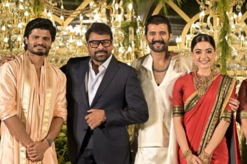 ராஷ்மிகா மந்தனா - விஜய் தேவரகொண்டா திருமண வரவேற்பில் திரை பிரபலங்கள்.. புகைப்படங்கள் இதோ