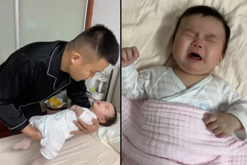 viral video! ஒரே ஒரு துளி வியர்வை: பாத்ரூம் போக முடியாமல் குழந்தையுடன் தவிக்கும் தந்தை!