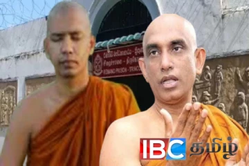 சிறையில் அடைக்கப்பட்ட பிக்குகளை சந்திக்க திருமலை விரைந்த அதுரலிய ரத்னதேரர்