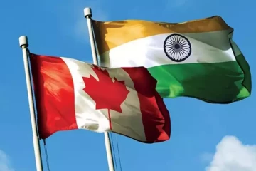 கனடாவில் இந்திய மானவர்கள் போராட்டம்