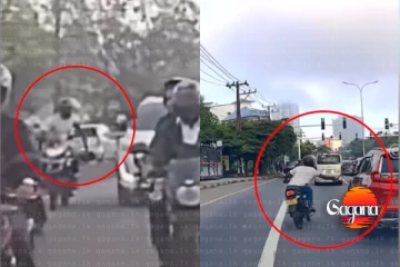 සමාජ මාධ්‍ය කැළඹූ වීඩියෝවේ සැකකරු අත්අඩංගුවට - පා‍රේ ‍යන ගමන් හම්බෙන වාහනවලට මිනිස්සු කෑගහද්දි කරපු දේ[VIDEO]