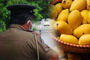 மாம்பழ விலையை குறைக்க மறுத்த பெண் வர்த்தகரை தாக்கிய பொலிஸ் அதிகாரி