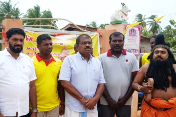 கிளிநொச்சியில் முன்னெடுக்கப்பட்ட நமக்காக நாம் தேர்தல் பிரசாரம்