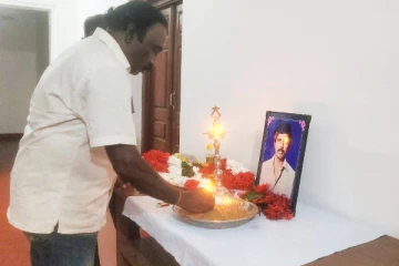 வவுனியாவில் நடைபெற்ற தமிழ் ஈழ விடுதலை இயக்க தலைவரின் நினைவேந்தல் நிகழ்வு