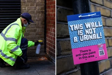 லண்டனில் பொது இடங்களில் சிறுநீர் கழிப்பவர்களுக்கு எச்சரிக்கை!