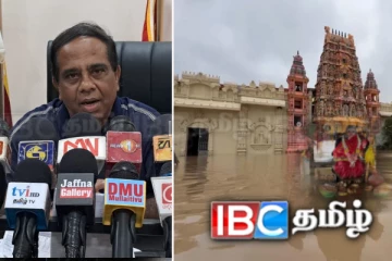 முல்லைத்தீவு வற்றாப்பளை அம்மன் கோவிலும் வெள்ளத்தில் மூழ்கியது