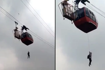 அந்தரத்தில் கேபிள் காரில் சிக்கிய 11 சுற்றுலா பயணிகள்; மீட்பு பணி தீவிரம்